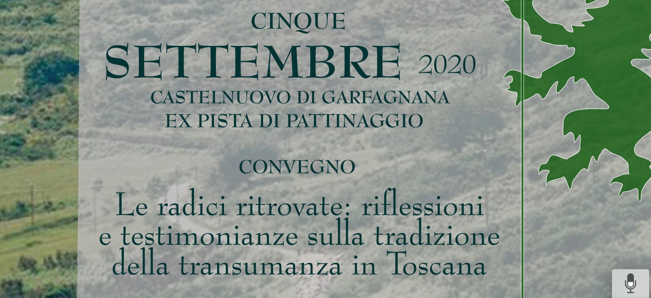 Transumanza: un convegno a Castelnuovo Garfagnana, 5 settembre 2020